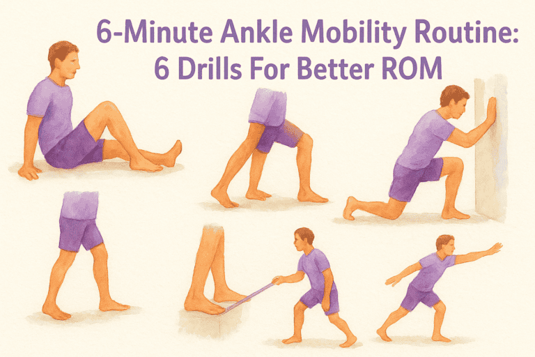 6-Minute Ankle Mobility Routine: 6 Drills For Better ROM