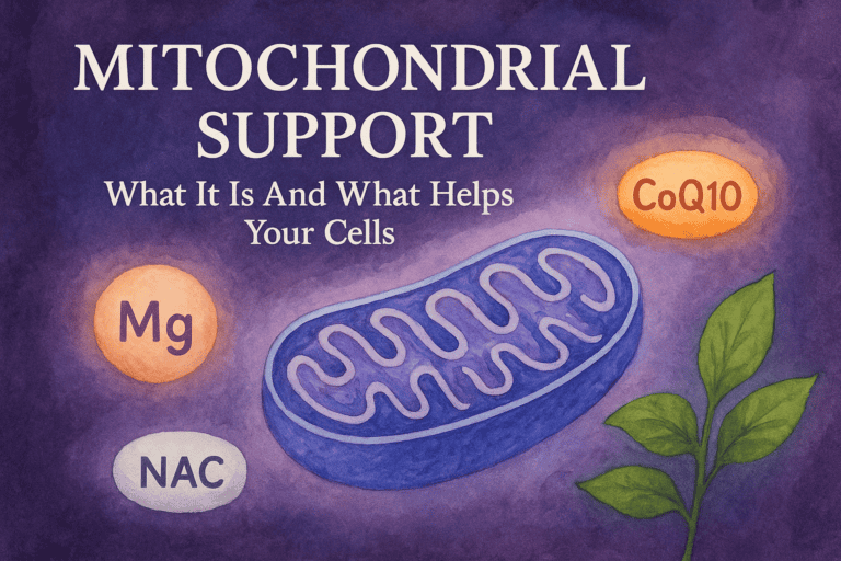 Mitochondrial Support: What It Is And What Helps Your Cells